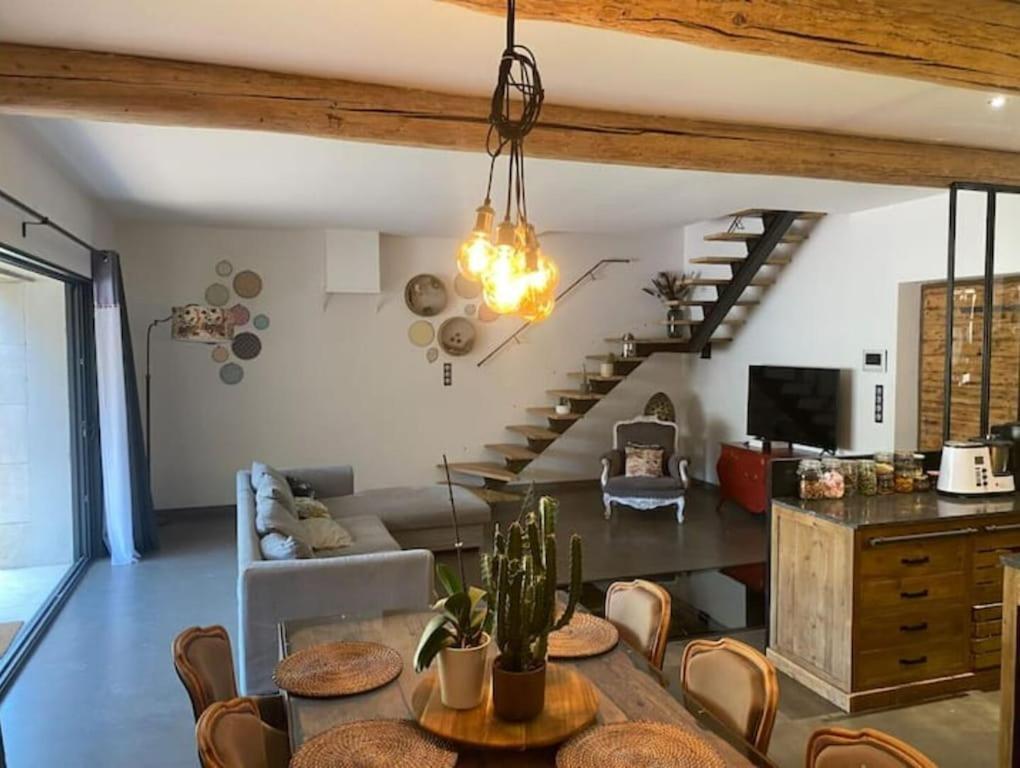 Lou Luberon Villa Menerbes Bagian luar foto