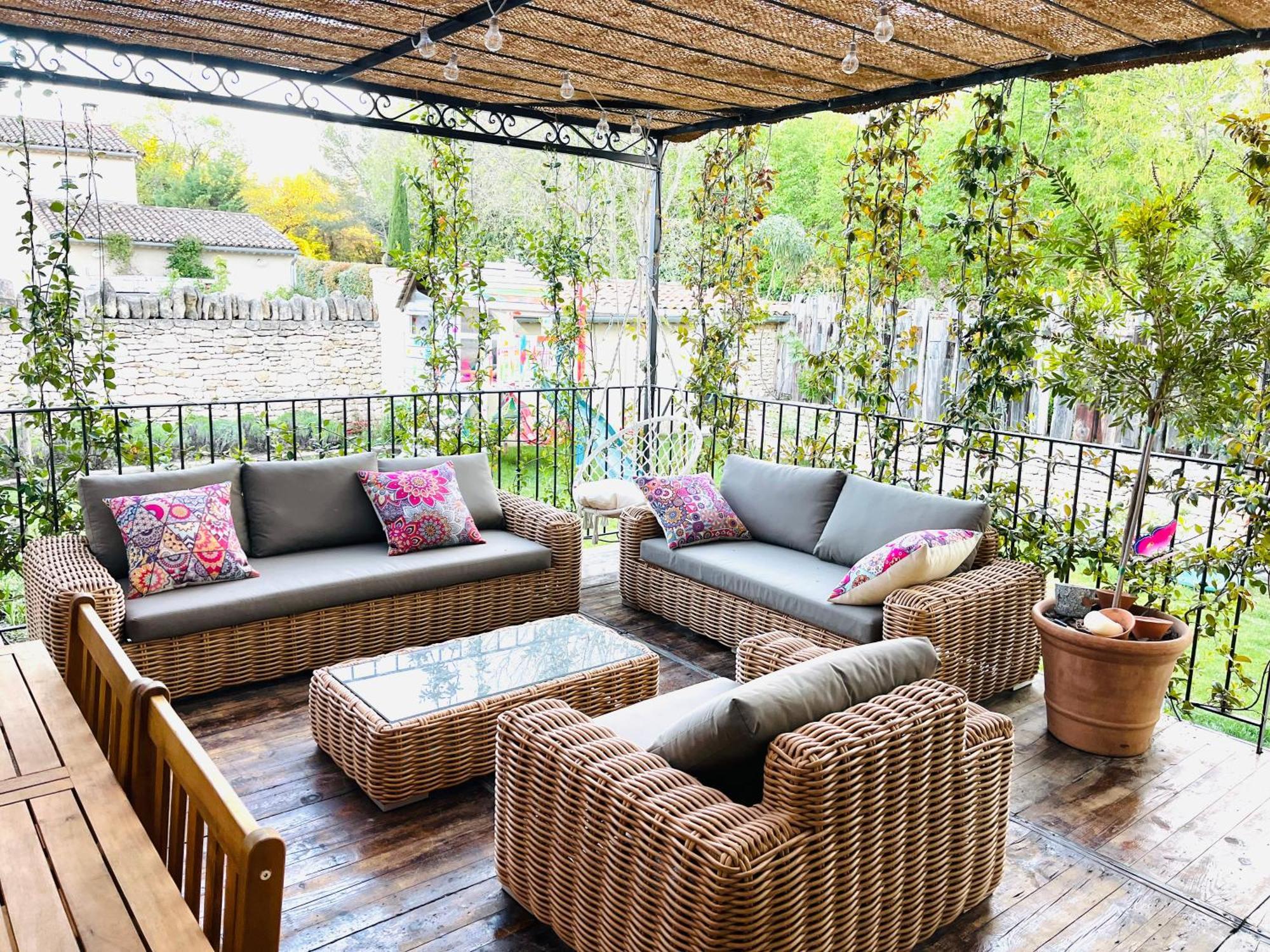 Lou Luberon Villa Menerbes Bagian luar foto